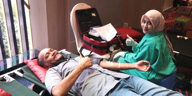 Bersama PMI Kota Tangsel, Aston Bintaro Hotel & Conference Donor Darah