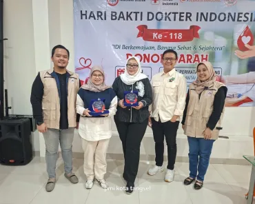 IDI Kota Tangsel Peringati Hari Bakti Dokter Indonesia ke-118 dengan Donor Darah