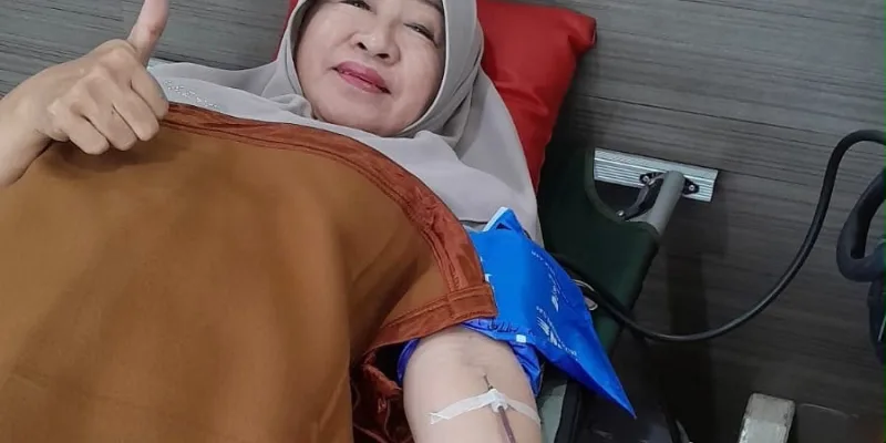 DKM Masjid Imanuddin Graha Raya Konsisten Gelar Donor Darah