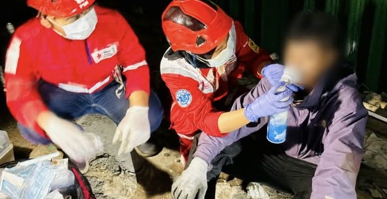 Gerak Cepat! PMI Kota Tangsel Bantu Penanganan Korban Terdampak Ledakan di Ruko Pasar Cimanggis